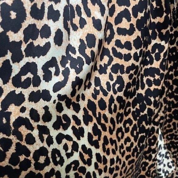 GANNI Leopard Print wrap Dress - NWT ! - Picture 4 of 5